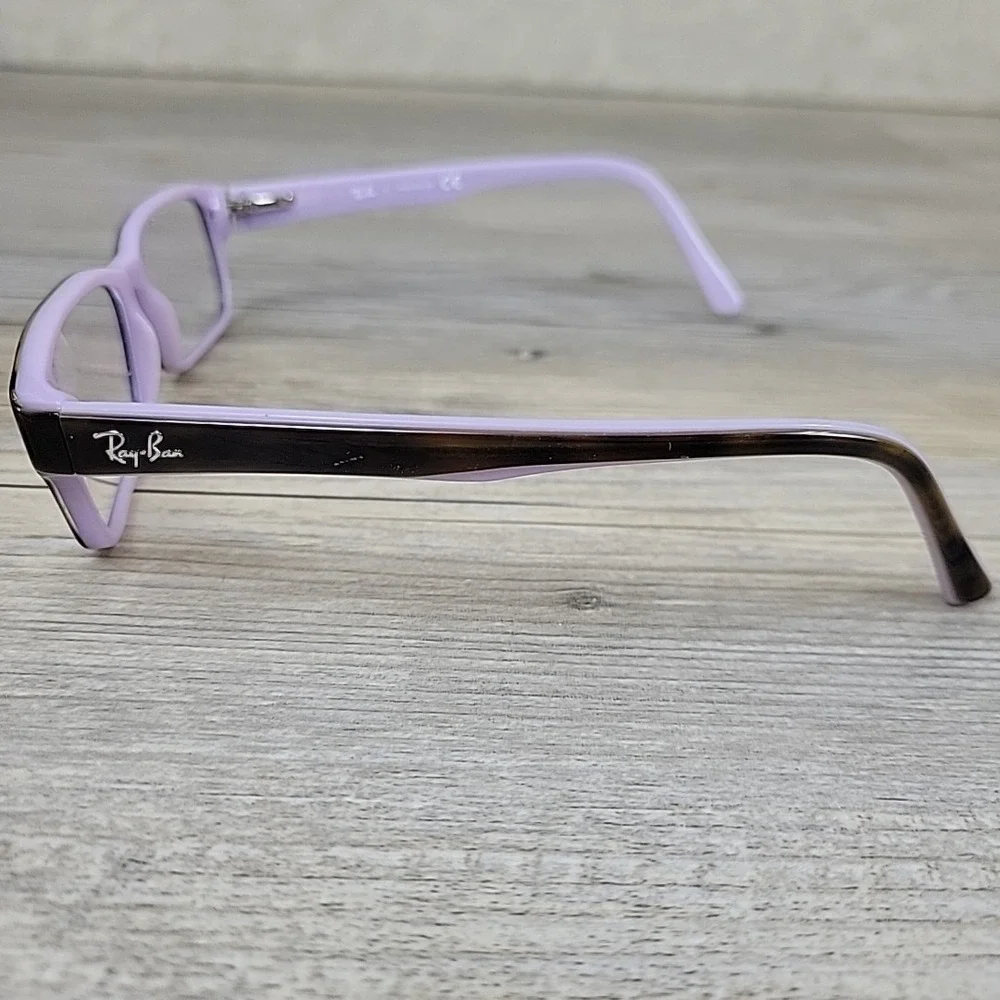 Ray-Ban RB5169 5240 Eyeglasses Frame Brown Tortoise Purple 52-16-140 Rectangular
